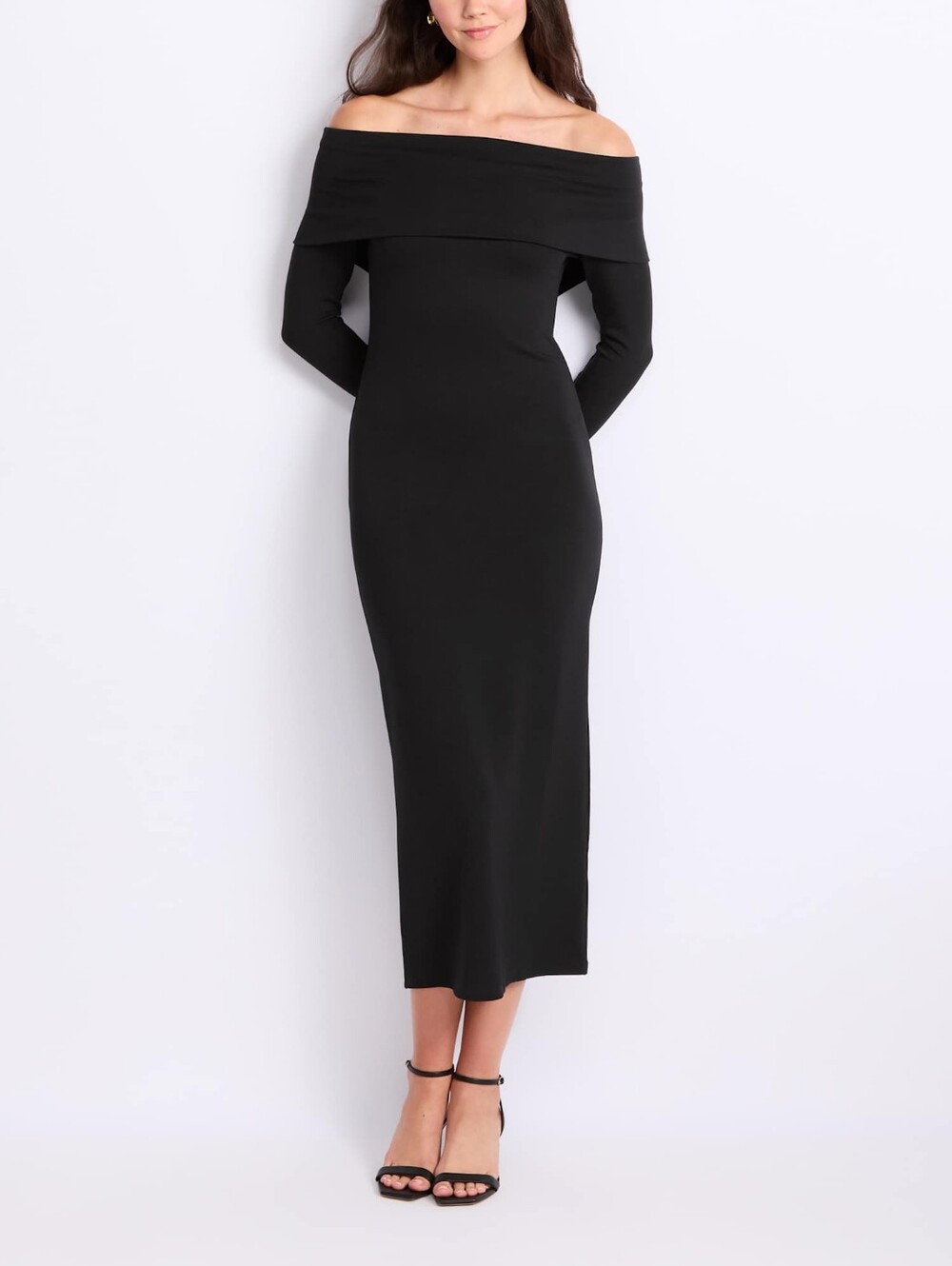 NWT Modern Citizen Morgan Split Foldover Jersey Dress  Size M